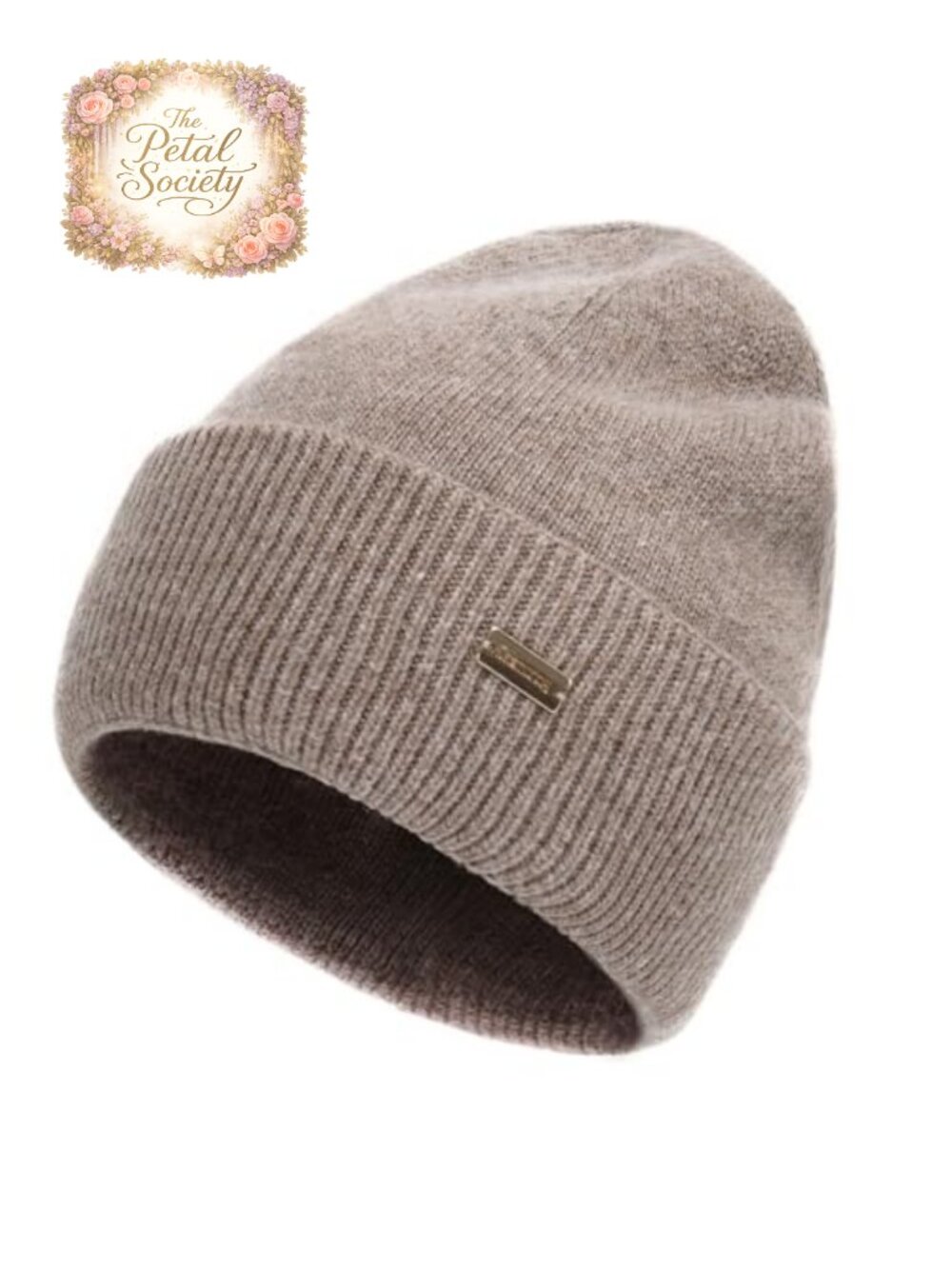 Soft Warm Double Layer Knit Beanie Hat Fitted Skull Cap